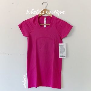 lululemon Swiftly Tech Short Sleeve Shirt 2.0 Sonic Pink Size 4 New NWT